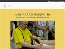 Tablet Screenshot of kansanlaakintaseura.fi